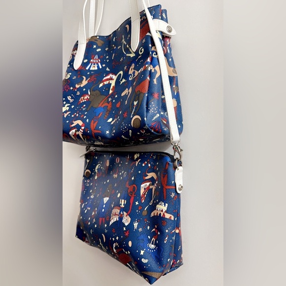 NWOT TWO PIERO GUIDI TOTE BAG & CROSSBODY, ITALIAN CALF LEATHER  2 in 1 .. - Picture 13 of 17